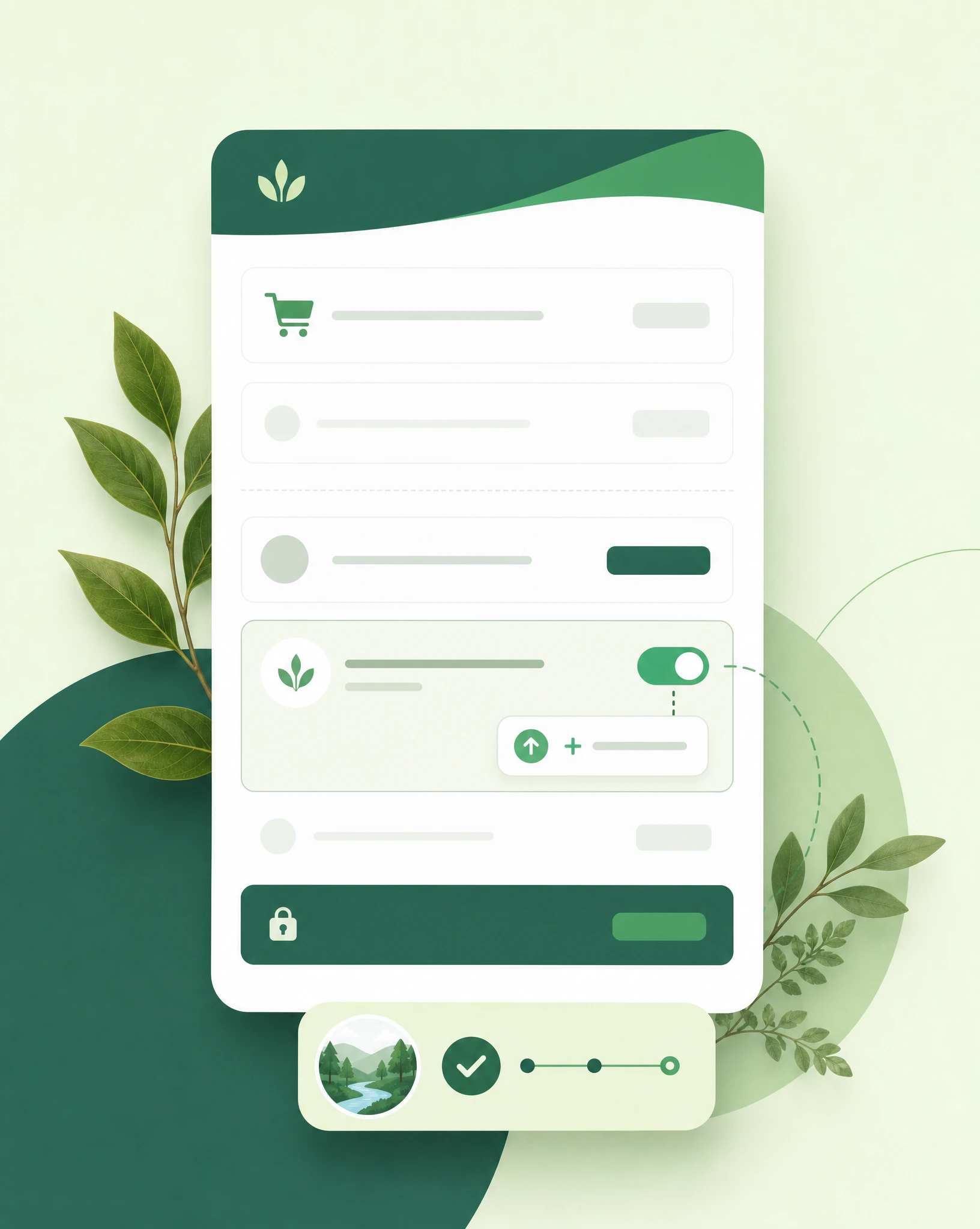 Payment checkout total with round-up impact toggle enabled and verified impact project badge.