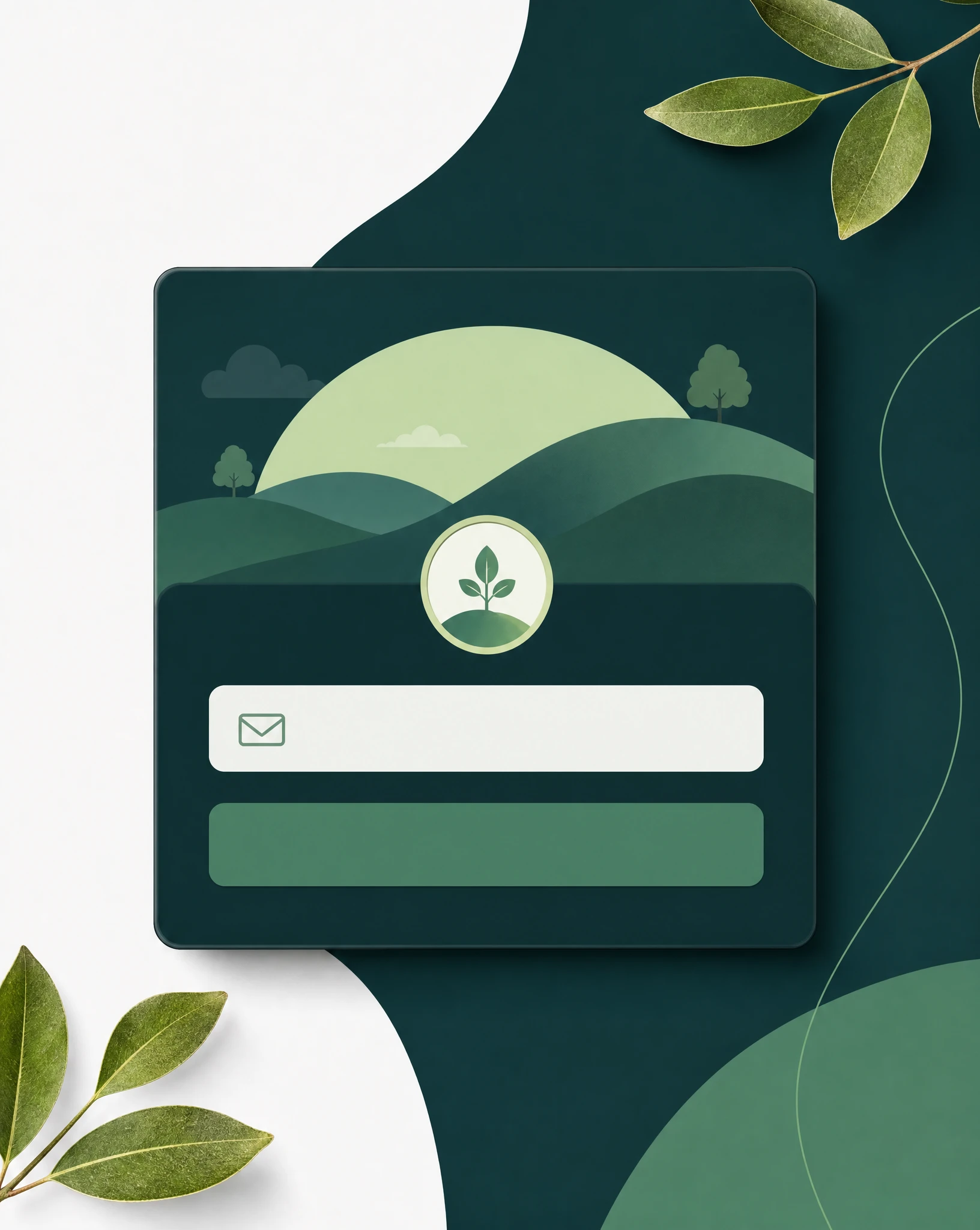 Illustration of a newsletter signup form with an impact incentive for joining the email list.