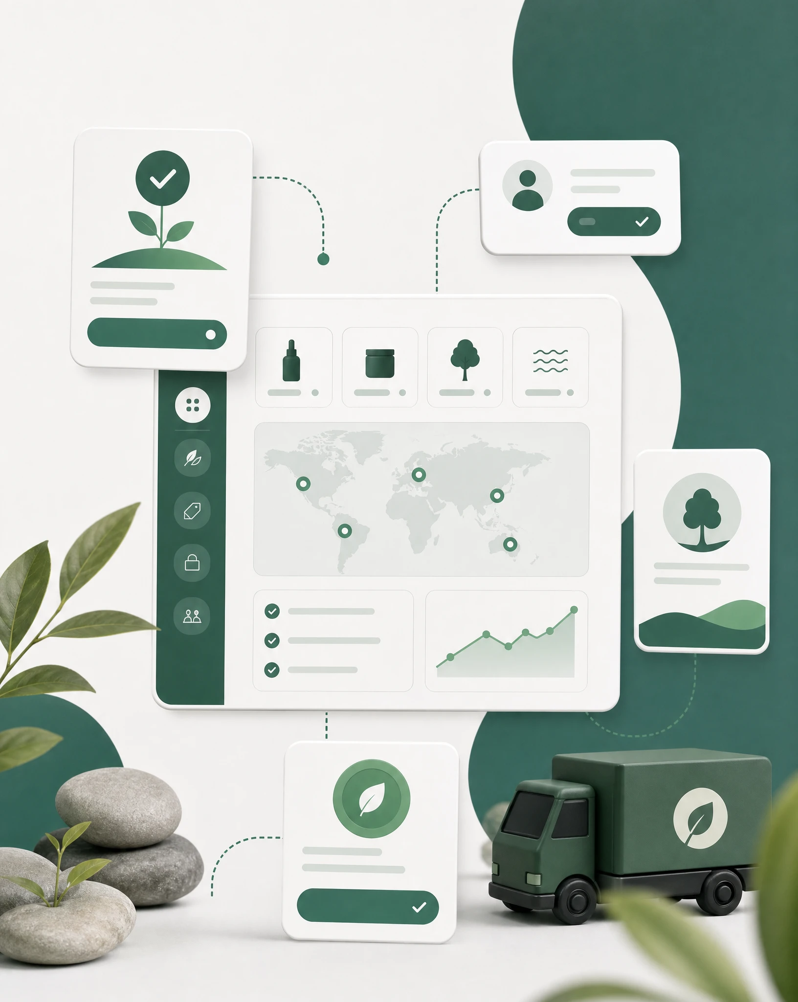 SaaS marketplace or partner dashboard showing a platform action completed with verified impact for merchants or end users.