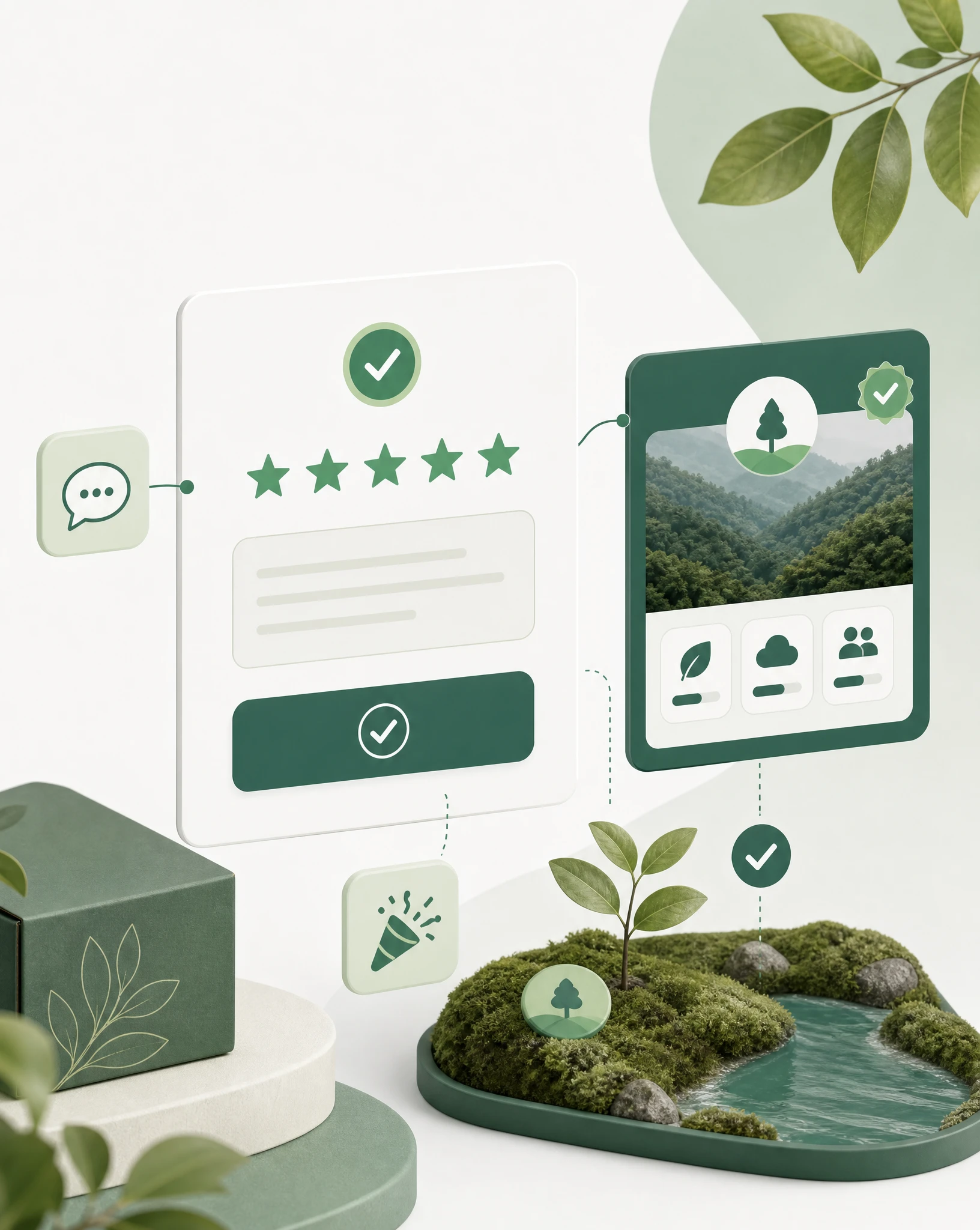 SaaS review or survey thank-you screen with feedback submitted and verified impact funded by the review.